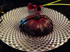 Heidelbeere-Aronia-Gelee gestürzt