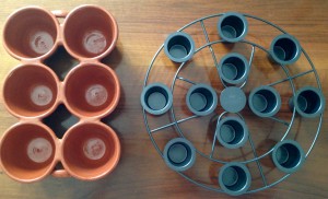 Klassische Steingut-Pfitzaufformen, moderne kleine Popover-Förmchen