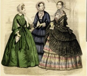 Die Zeit von Korsetts und Petticoats