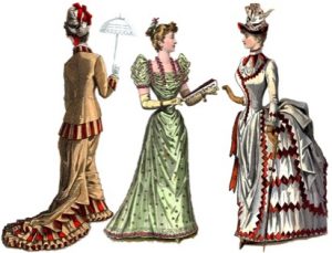 Modetrend um 1880: Wattehintern